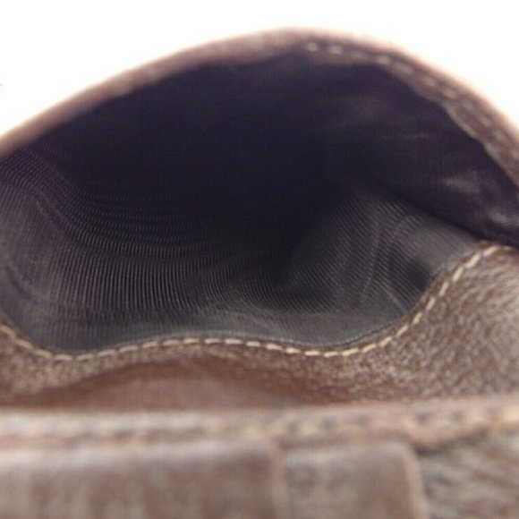 Gucci W Hook Wallet GG Canvas Beige Canvas ~ Leather Auth Used G1429 - Picture 4 of 10